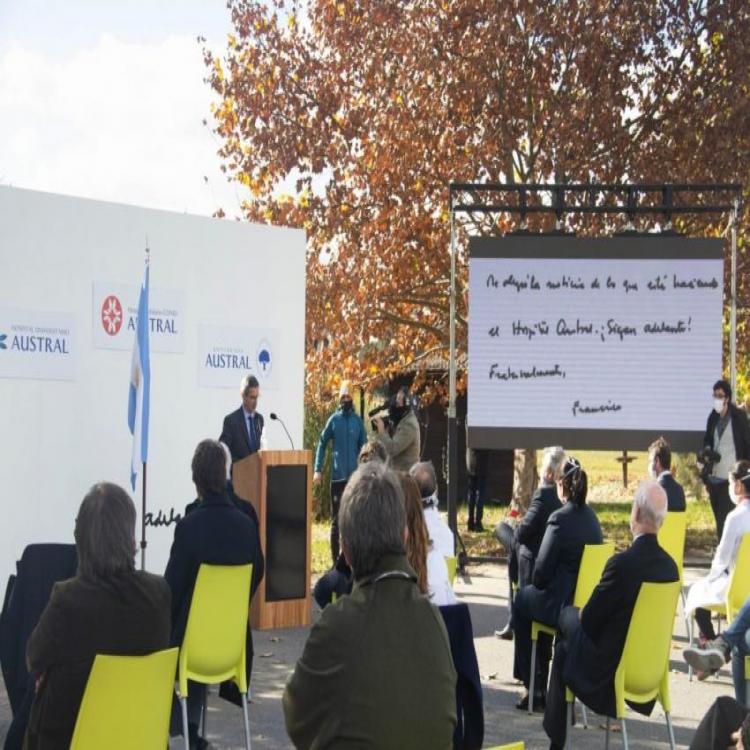 Inauguración del Hospital Solidario Covid-19 Austral en Pilar Inauguración del Hospital Solidario Covid-19 Austral en Pilar