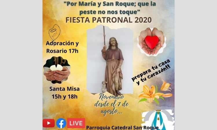 La diócesis de San Roque se prepara para celebrar a su santo patrono La diócesis de San Roque se prepara para celebrar a su santo patrono