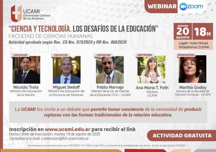 La Ucami debate sobre "Ciencia y Tecnología. Los desafíos de la Educación" La Ucami debate sobre "Ciencia y Tecnología. Los desafíos de la Educación"