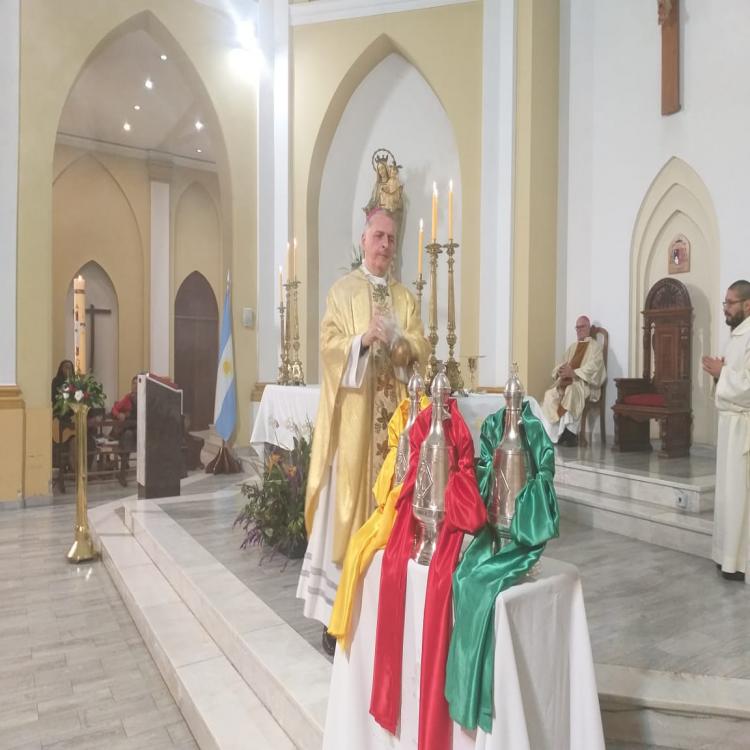 Mons. Torrado Mosconi celebró la misa crismal y pidió por el fin de la pandemia Mons. Torrado Mosconi celebró la misa crismal y pidió por el fin de la pandemia
