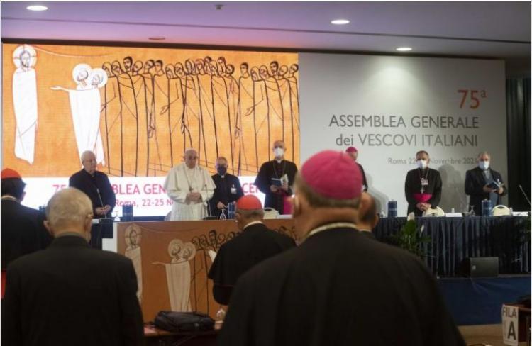 Las "Bienaventuranzas del obispo", el regalo del Papa a los obispos italianos Las "Bienaventuranzas del obispo", el regalo del Papa a los obispos italianos