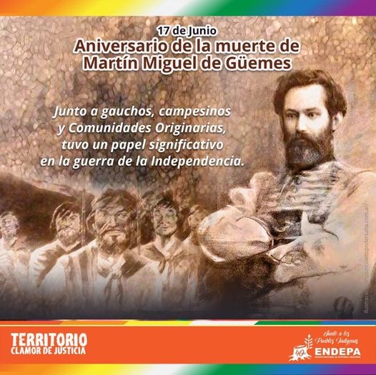 Endepa destaca la figura del general Martín Miguel de Güemes Endepa destaca la figura del general Martín Miguel de Güemes