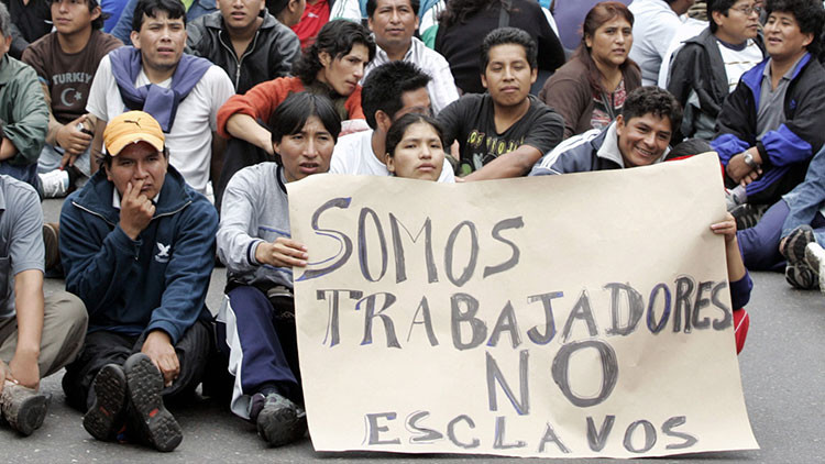 Francisco: No hay cultura ni belleza si se explota el trabajo esclavo Francisco: No hay cultura ni belleza si se explota el trabajo esclavo