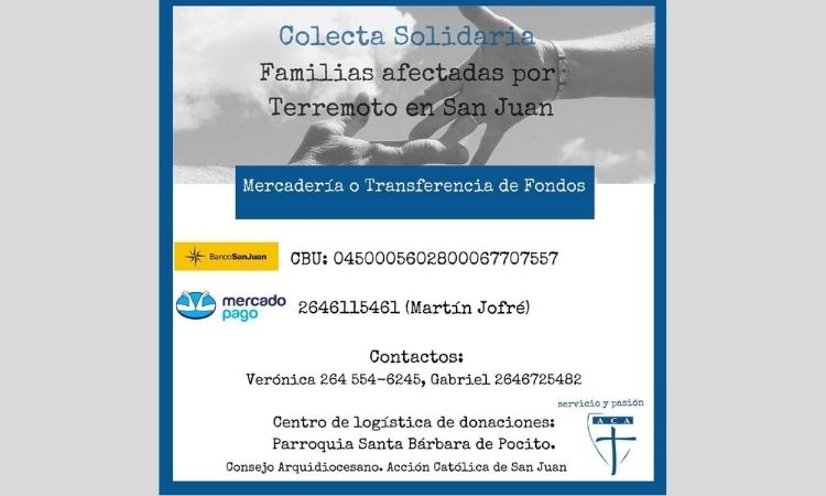 La ACA ayuda a los afectados por el terremoto La ACA ayuda a los afectados por el terremoto