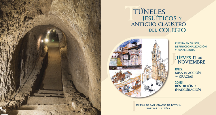 Abren al público un tunel jesuítico del siglo XVIII Abren al público un tunel jesuítico del siglo XVIII