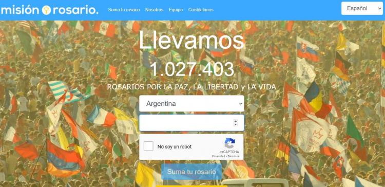 La misión juvenil alcanza el millón de rosarios en América La misión juvenil alcanza el millón de rosarios en América