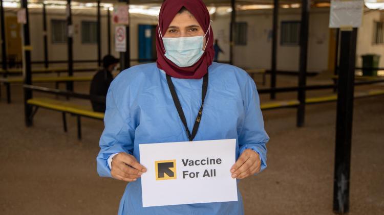 Lanzamiento de la acción mundial "Vacuna para todos" Lanzamiento de la acción mundial "Vacuna para todos"