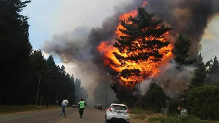 Cáritas colabora en la respuesta a la Emergencia por los incendios en Chubut