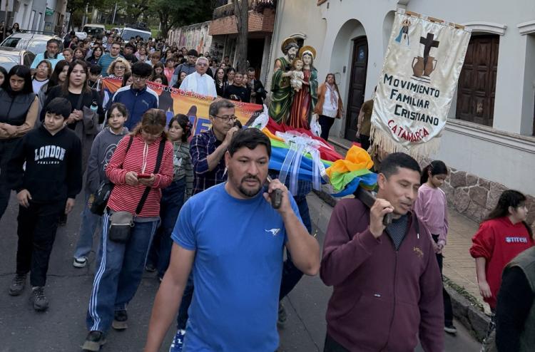 Catamarca: las familias celebraron su Jubileo peregrinando  Catamarca: las familias celebraron su Jubileo peregrinando