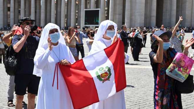 Cercanía del Papa con el Perú: buscar una solución pacífica por el bien del país Cercanía del Papa con el Perú: buscar una solución pacífica por el bien del país