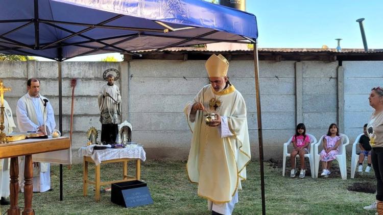 Chascomús: bendijeron la piedra fundamental de la capilla San Luis Gonzaga