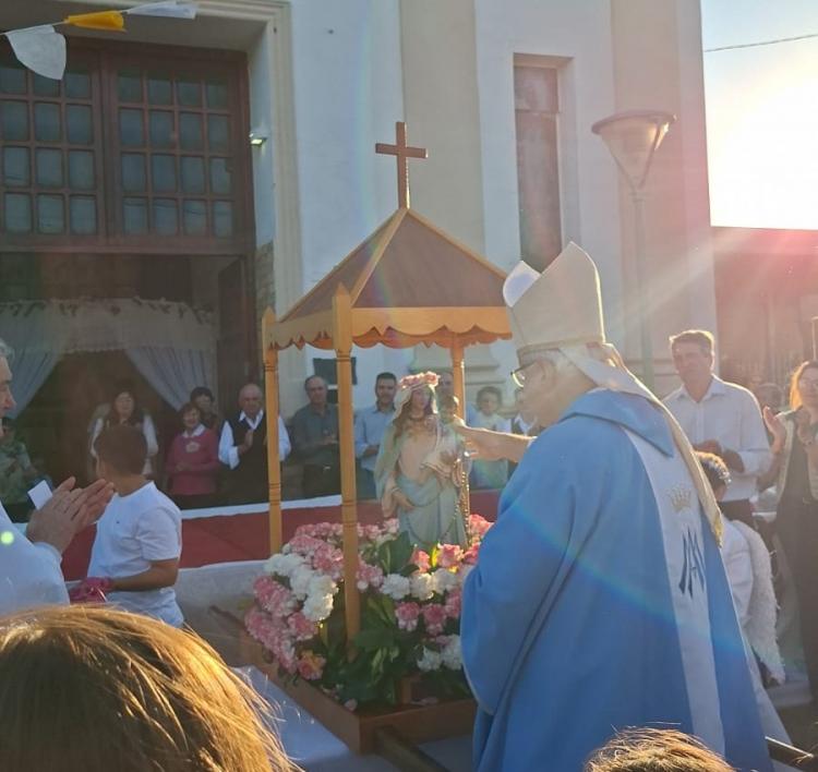Concordia: en Villa del Rosario, los fieles celebraron a su patrona