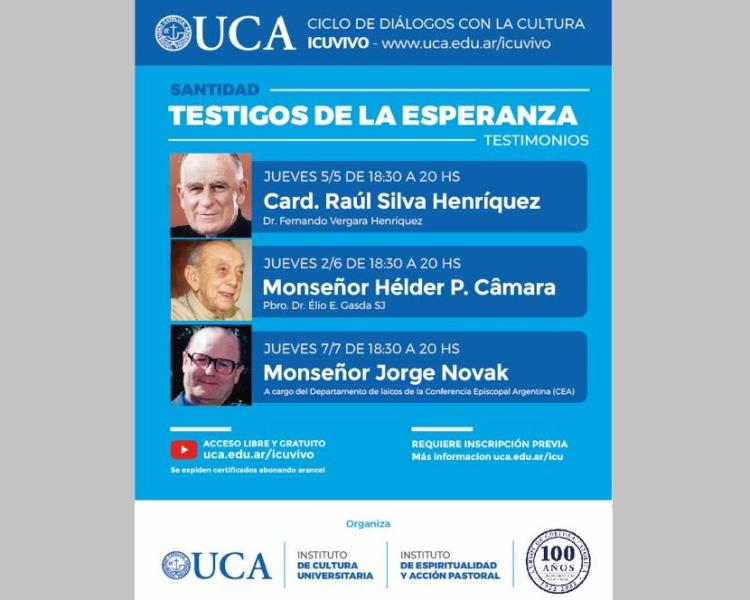 Cuarta edición del ciclo "Santidad: Testigos de la esperanza" Cuarta edición del ciclo "Santidad: Testigos de la esperanza"