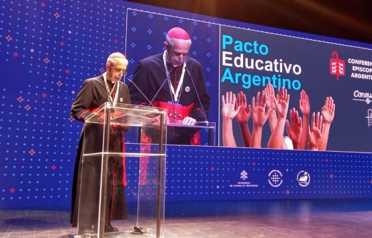 El Card. Poli expuso en Roma los pasos dados en el Pacto Educativo Argentino