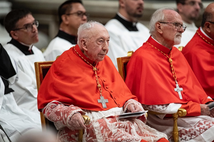 El cardenal de mayor edad de la Iglesia cumple 100 años El cardenal de mayor edad de la Iglesia cumple 100 años