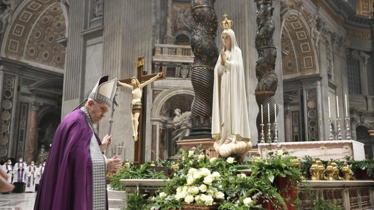 El Papa instó a renovar la consagración de Ucrania y Rusia a María El Papa instó a renovar la consagración de Ucrania y Rusia a María