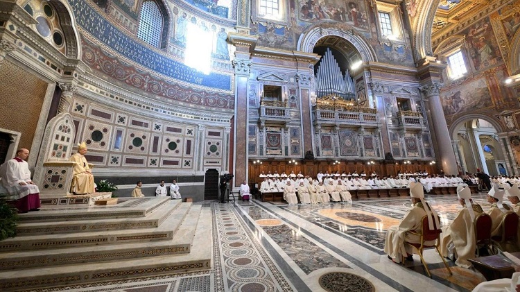 El Papa presidirá el lavatorio de los pies en la Basílica de San Juan de Letrán