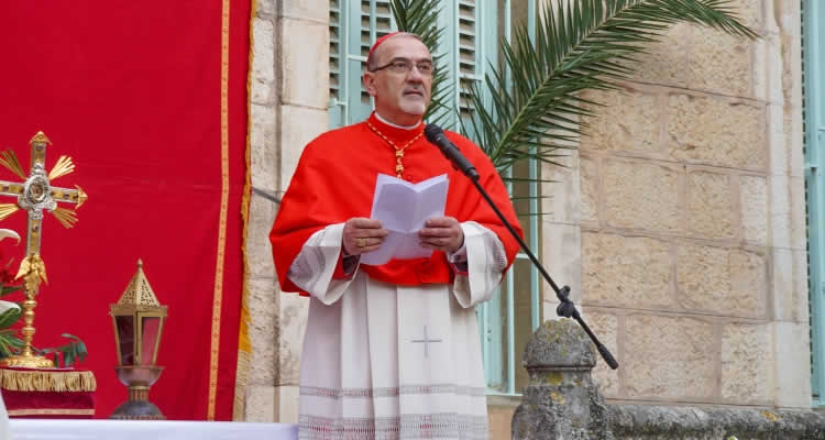 El patriarca de Jerusalén inicio la Semana Santa: 'El amor es más fuerte que el miedo'