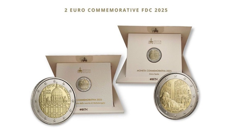 El Vaticano emite dos nuevas monedas conmemorativas