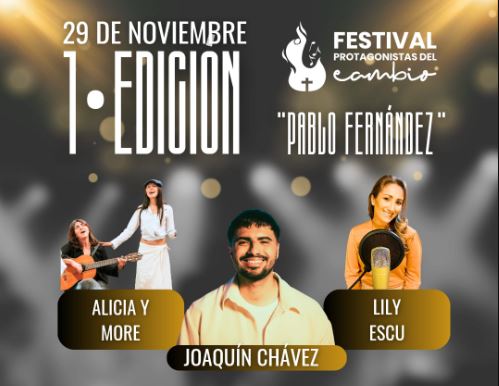 Arroyito será sede del Primer Festival de Música Cristiana 'Protagonistas del Cambio'