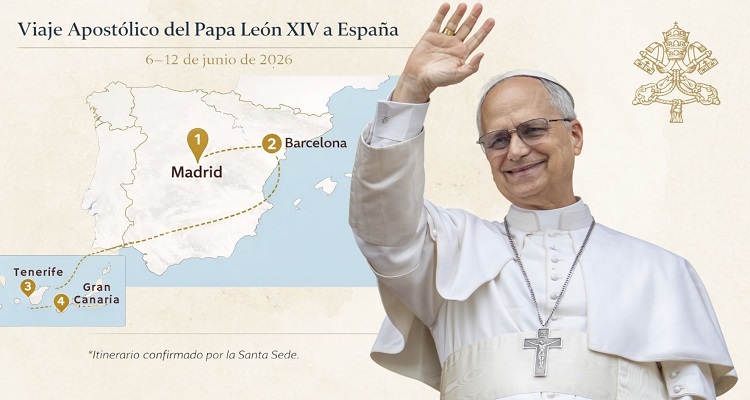 España se prepara para recibir a León XIV: web oficial con informaciones del viaje