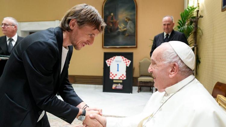 Francisco al seleccionado croata: 'sean un buen ejemplo para los jóvenes' Francisco al seleccionado croata: 'sean un buen ejemplo para los jóvenes'