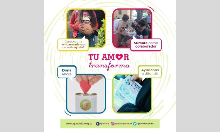 Grávida presentó la campaña "El Amor transforma" Grávida presentó la campaña "El Amor transforma"
