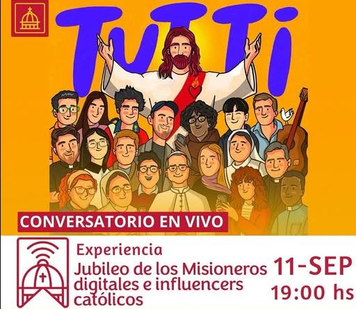 Jubileo Digital: conversatorio en línea de misioneros e influencers católicos Jubileo Digital: conversatorio en línea de misioneros e influencers católicos