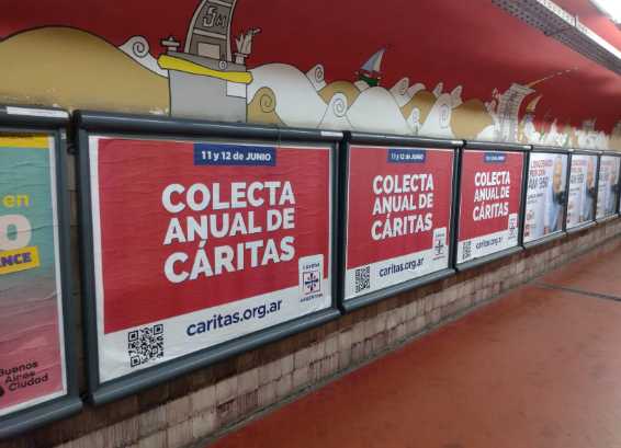Las empresas de vía pública se unieron a la Colecta Anual de Cáritas Argentina Las empresas de vía pública se unieron a la Colecta Anual de Cáritas Argentina