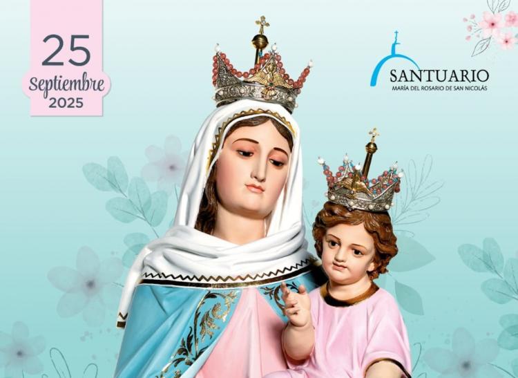 "María, vos sos nuestra esperanza", el lema de las fiestas patronales en San Nicolás "María, vos sos nuestra esperanza", el lema de las fiestas patronales en San Nicolás