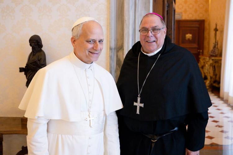 Mons. Bochatey compartió las sensaciones de su encuentro con el papa León XIV