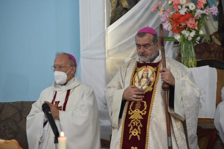 Mons. Domínguez celebró a la Virgen de Lourdes en la diócesis de San Rafael Mons. Domínguez celebró a la Virgen de Lourdes en la diócesis de San Rafael