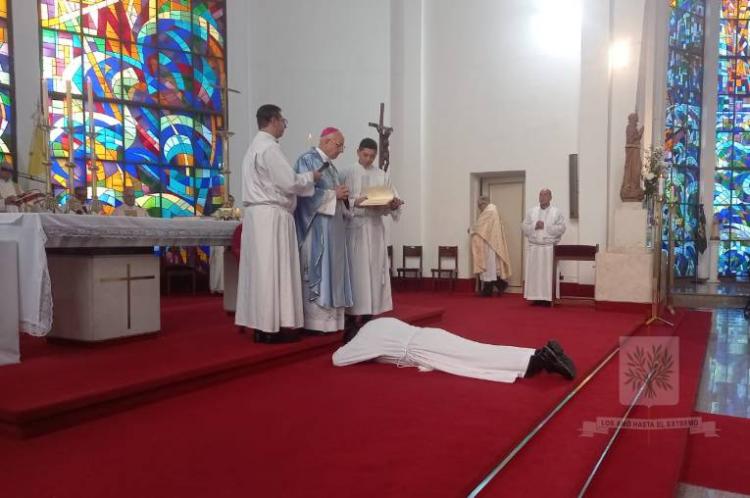 Obispado Castrense: Mons. Olivera ordenó un nuevo diácono Obispado Castrense: Mons. Olivera ordenó un nuevo diácono