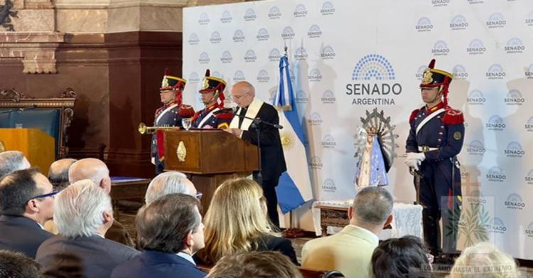 Invocación religiosa en el Congreso en homenaje a los 'Valientes de Malvinas' Invocación religiosa en el Congreso en homenaje a los 'Valientes de Malvinas'