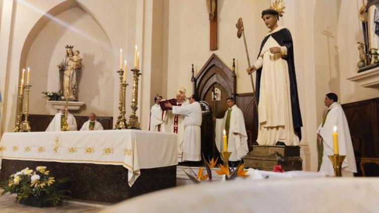 Nueve de Julio celebró a su patrono, santo Domingo de Guzmán, con una misa en la catedral