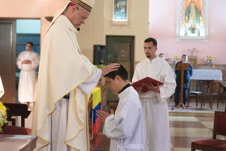 Ordenación diaconal de un hermano de la Sociedad de San Pablo Ordenación diaconal de un hermano de la Sociedad de San Pablo