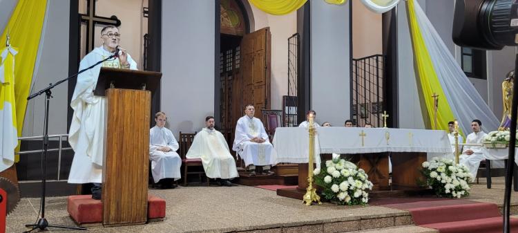 Posadas celebró a san José con una multitud y un llamado a la fe cotidiana