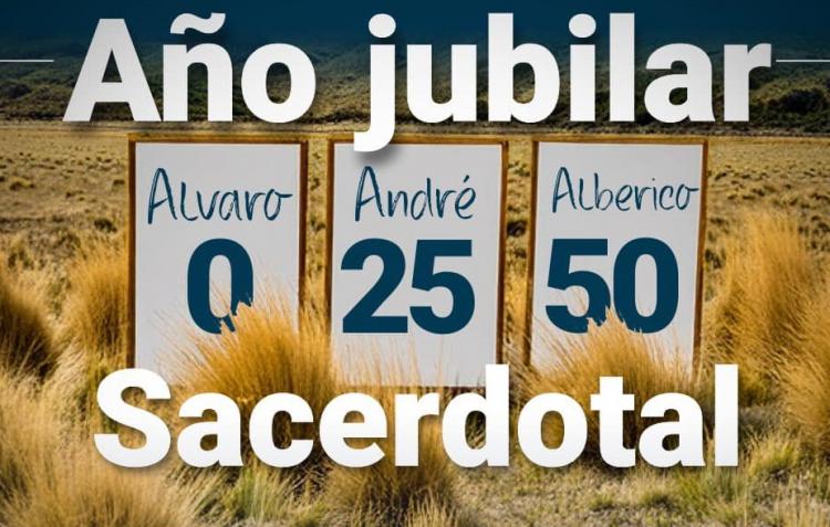 Rawson inicia el Año Jubilar Sacerdotal agradeciendo tres trayectorias pastorales Rawson inicia el Año Jubilar Sacerdotal agradeciendo tres trayectorias pastorales