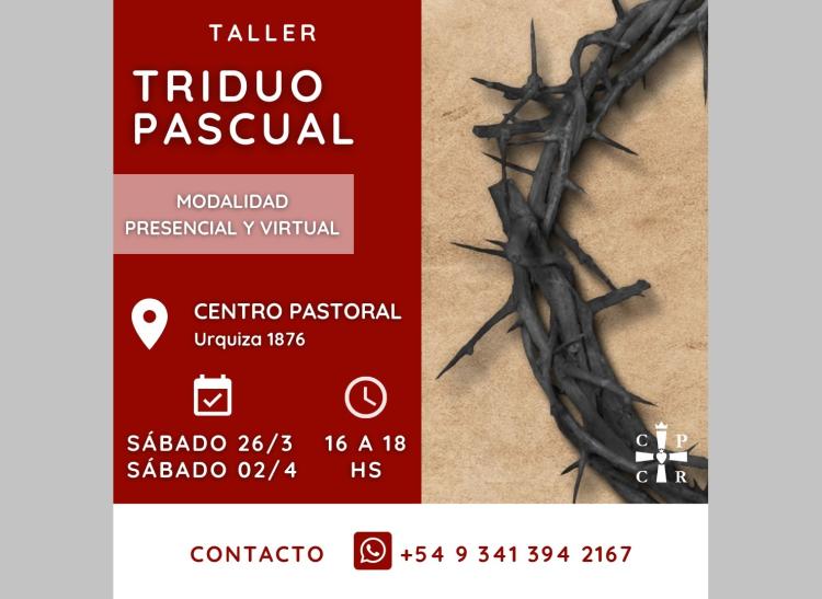 Rosario: dictan un taller sobre el Triduo Pascual Rosario: dictan un taller sobre el Triduo Pascual