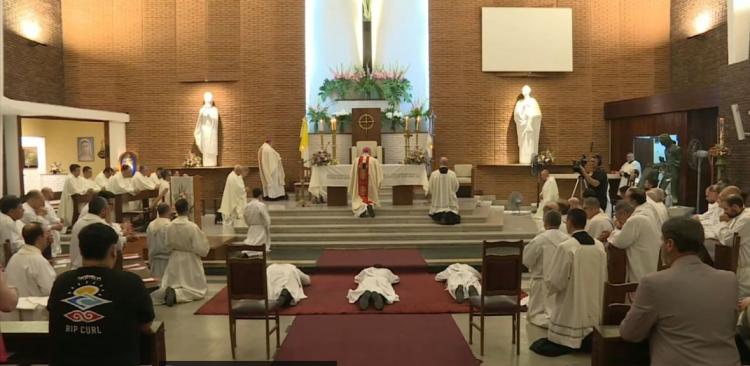 Rosario: la comunidad arquidiocesana celebró el 'sí' de tres nuevos sacerdotes