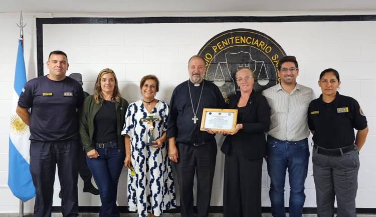 San Luis: Mons. Barba visitó la Unidad Penitenciaria Provincial