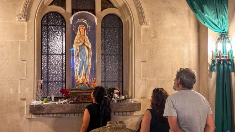 Santos Lugares: Multitudinaria celebración de la Virgen de Lourdes