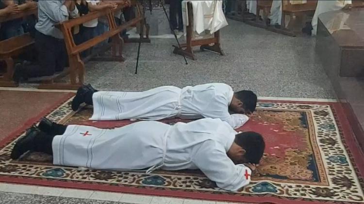 San Roque: dos seminaristas fueron ordenados diáconos para la Iglesia San Roque: dos seminaristas fueron ordenados diáconos para la Iglesia