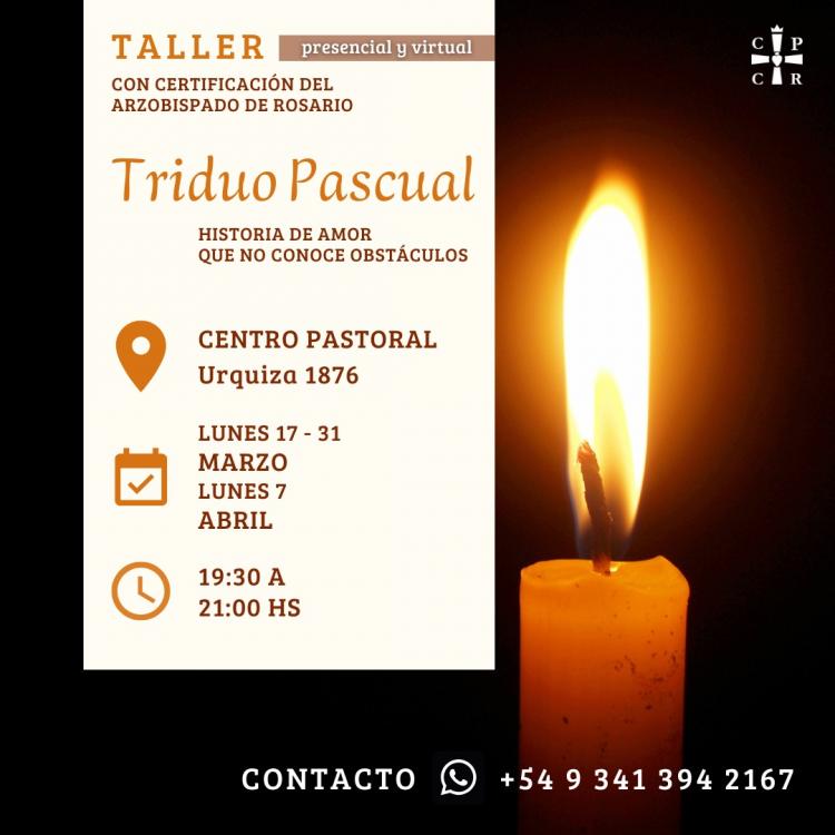 Rosario: taller sobre el Triduo Pascual en el centro pastoral 'Padre Vallet' Rosario: taller sobre el Triduo Pascual en el centro pastoral 'Padre Vallet'